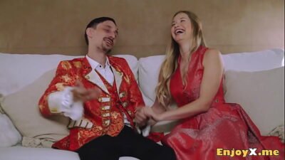 Bowy, chesty ash-blonde with bald vagina and flawless kinks worships lollipop in taut pantyhose, deep-throating and throating for ultimate XXX pleasure. Savor the depravity and horniness of this stunning sex scene.
