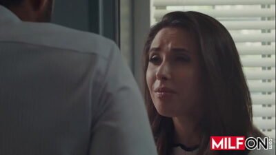 Sexy big tit brunette milf fucked on the kitchen counter by her husband’s boss – Casey Calvert, Damon Dice
